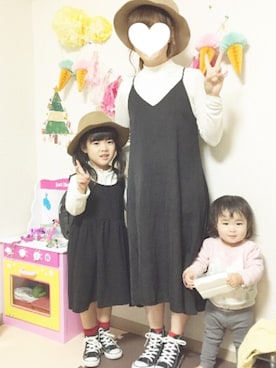 「SENSE OF PLACE by URBAN RESEARCH（センスオブプレイスバイアーバンリサーチ）のアイテム」を使った、miii☺︎さん（キッズ・100cm）の冬コーディネート