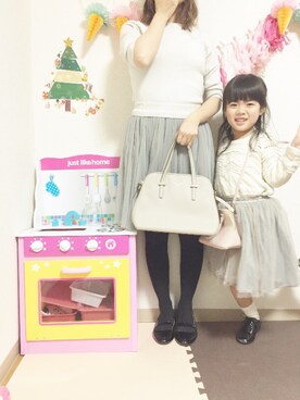 miii☺︎さん(キッズ・100cm)の冬コーディネート