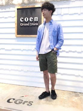coen わきやまさん(メンズ・173cm)の夏コーディネート