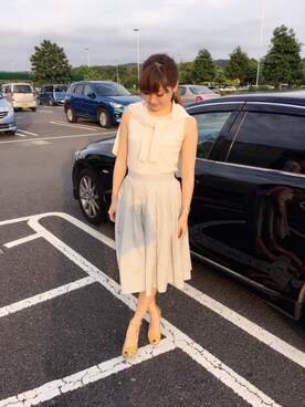 「Adam et Rope A・E・R（アダムエロペ）のアイテム（アクセサリー）」を使った、Chikaさん（レディース・156cm）の春コーディネート