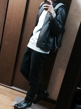 「アイテム（その他アウター）」を使った、みっくんさん（メンズ・167cm・20代）の秋コーディネート