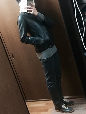 「アイテム（その他アウター）」を使った、みっくんさん（メンズ・167cm・20代）の冬コーディネート