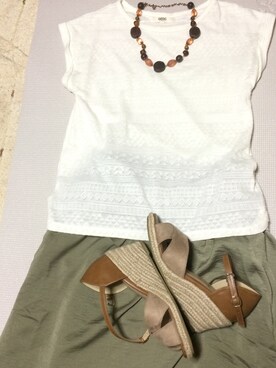 HOMMA Tamamiさん(レディース・165cm)の夏コーディネート