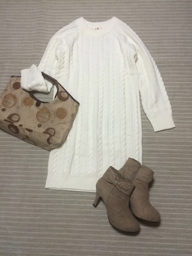 「Twenty Three（トゥウェンティー　スリー）のアイテム」を使った、HOMMA Tamamiさん（レディース・165cm）の秋コーディネート