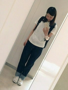 「CONVERSE（コンバース）のCONVERSE コンバース ジャック パーセル / JACK PURCEL（スニーカー）」を使った、ひなさん（レディース・163cm）の春コーディネート