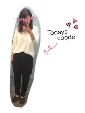 「ANOTHER BRANCH（アナザーブランチ）のアイテム（パンツ）」を使った、kさん（レディース・157cm）の秋コーディネート