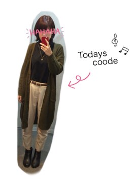 「ANOTHER BRANCH（アナザーブランチ）のアイテム（トップス）」を使った、kさん（レディース・157cm）の秋コーディネート