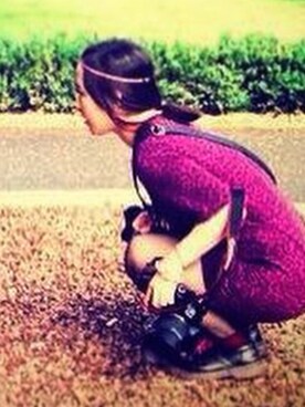 「VINTAGE（ヴィンテージ）のアイテム（カチューシャ）」を使った、tinykarenさん（レディース・153cm）の夏コーディネート