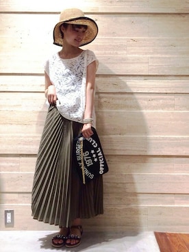 オオノさん（レディース・162cm）の夏コーディネート