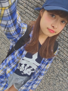 「RCWB（アールシーダブリュービー）のアイテム（パンツ）」を使った、miyutaemさん（レディース・164cm）の春コーディネート
