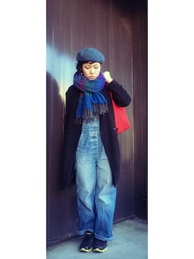 「io（イオ）のアイテム」を使った、saccoさん（レディース・163cm）の冬コーディネート