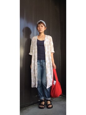 「io（イオ）のアイテム」を使った、saccoさん（レディース・163cm）の秋コーディネート