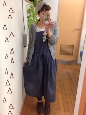 「tricot COMME des GARCONS（トリココムデギャルソン）のアイテム（その他シューズ）」を使った、chibiusa◌⑅⃝さん（レディース・160cm）の冬コーディネート