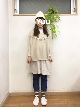 「タートルネック」｜「アイテム（マタニティウェア/グッズ）」を使った、chibiusa◌⑅⃝さん（レディース・160cm）の秋コーディネート
