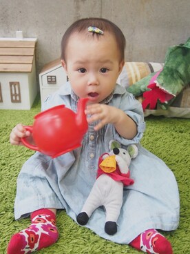 chibiusa◌⑅⃝さん（キッズ・70cm）の秋コーディネート