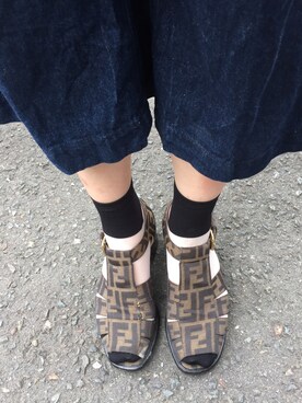 「FENDI」｜ありんこさん（レディース・156cm）の夏コーディネート