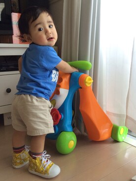 Freeeeexさん(キッズ・70cm)の春コーディネート