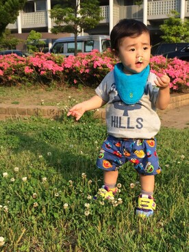 「こども ビームス（コドモビームス）のアイテム」を使った、Freeeeexさん（メンズ・70cm）の夏コーディネート