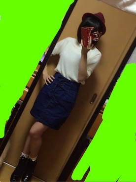 「ハットコーデ」｜ru-chanxxxさん（レディース・158cm）の秋コーディネート