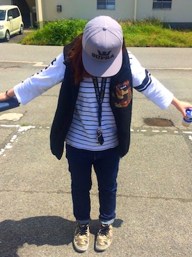 KAORI SUZUKIさん（レディース・157cm）の春コーディネート