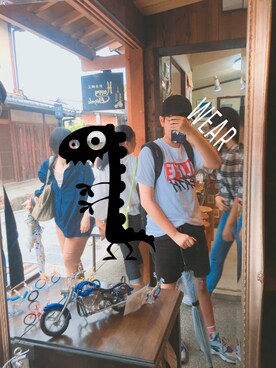 「ALIFE（エーライフ）のアイテム」を使った、장은진さん（メンズ・163cm）の秋コーディネート