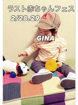 GINAさん(キッズ・80cm)の冬コーディネート