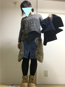 でこぽんさん（レディース・152cm）の冬コーディネート