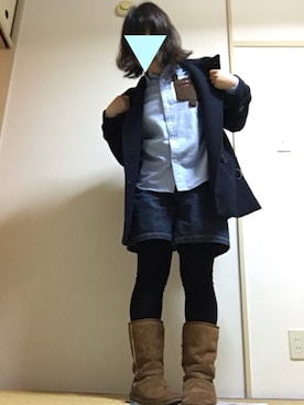 でこぽんさん(レディース・152cm)の冬コーディネート