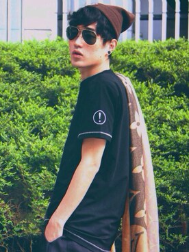 サングラスを使った 春夏 のメンズ人気ファッションコーディネート Wear