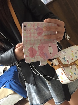 「LOUIS  VUITTON」｜「アイテム（ライダースジャケット）」を使った、ｔａｔａさん（レディース・159cm）の秋コーディネート