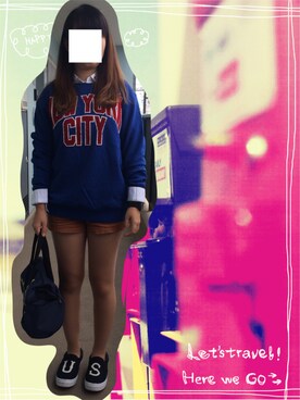 「TOMMY（トミー）のアイテム（その他シューズ）」を使った、omochiさん（レディース・151cm）の秋コーディネート