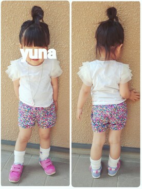 yuna_rinaさん(キッズ・90cm)の春コーディネート