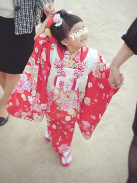 「お参り」｜yuna_rinaさん（キッズ・90cm）の秋コーディネート