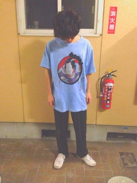 「CONVERSE（コンバース）のCONVERSE コンバース ジャック パーセル / JACK PURCEL（スニーカー）」を使った、ここたさん（メンズ・172cm）の秋コーディネート