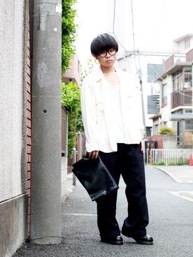 「Jeffrey Campbell（ジェフリーキャンベル）のアイテム（その他シューズ）」を使った、Teraさん（メンズ・159cm）の春コーディネート