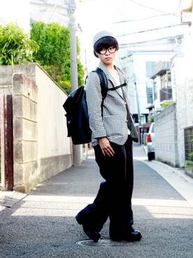 「Jeffrey Campbell（ジェフリーキャンベル）のアイテム（その他シューズ）」を使った、Teraさん（メンズ・159cm）の春コーディネート