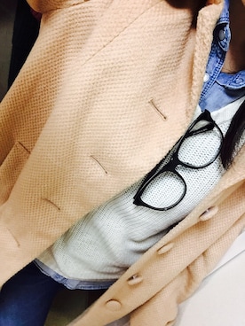 「Honeys（ハニーズ）のアイテム（ダウンジャケット/コート）」を使った、みなみさん（レディース・161cm）の冬コーディネート