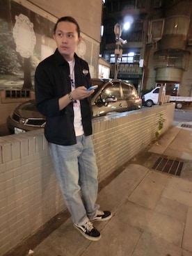 「PROVIDERのアイテム（その他アウター）」を使った、SHENGさん（メンズ・173cm）の秋コーディネート