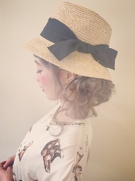 「hairarrange」｜みさん（レディース・154cm）の夏コーディネート