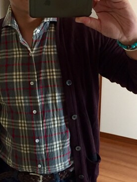 「JOHN SMEDLEY（ジョンスメドレー）のアイテム（カーディガン/ボレロ）」を使った、コキたんさん（メンズ・168cm）の秋コーディネート