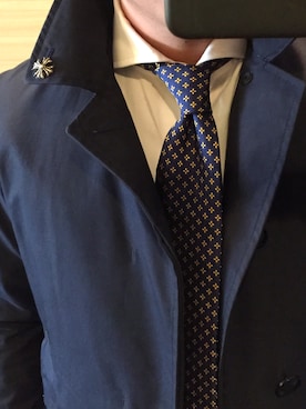 「nanamica（ナナミカ）のアイテム（ステンカラーコート）」を使った、コキたんさん（メンズ・168cm）の冬コーディネート