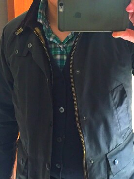 「JOHN SMEDLEY（ジョンスメドレー）のアイテム（カーディガン/ボレロ）」を使った、コキたんさん（メンズ・168cm）の冬コーディネート