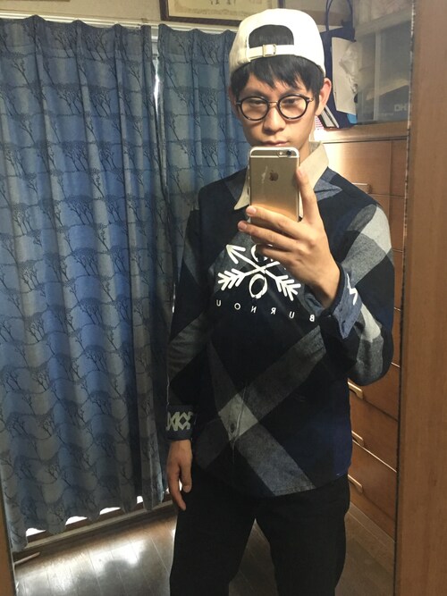 ゆうた Burnoutのシャツ ブラウスを使ったコーディネート Wear