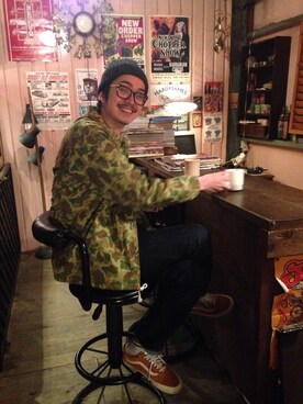 「Ralph Lauren」｜「アイテム（ナイロンジャケット）」を使った、shinya yudaさん（メンズ・183cm）の冬コーディネート