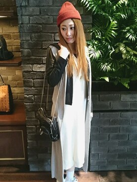 「アレキサンダーワン」｜「アイテム（カバーオール）」を使った、aguriさん（レディース・160cm）の春コーディネート