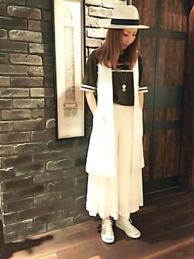 「マリン」｜aguriさん（レディース・160cm）の春コーディネート