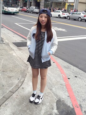 「lazybone（レイジーボーン）のアイテム」を使った、TT💋さん（レディース・158cm）の春コーディネート