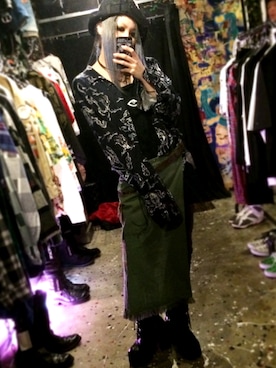 「gilet（ジレ）のアイテム」を使った、upanishad.MAIさん（レディース・158cm）の春コーディネート