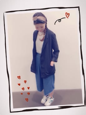 「SEVENDAYS=SUNDAY（セブンデイズサンデイ）のアイテム（ヘアバンド）」を使った、TOMMYさん（レディース・170cm）の秋コーディネート