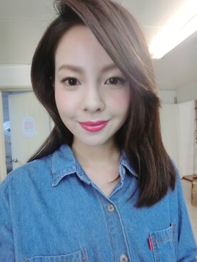 「STYLENANDA（スタイルナンダ）のアイテム（デニムジャケット）」を使った、RubyLiuさん（レディース・160cm）の秋コーディネート